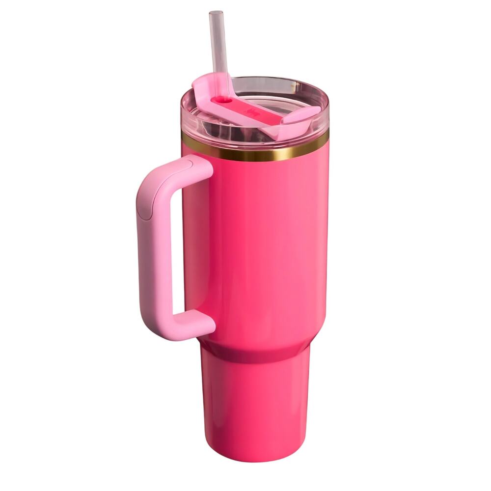 Stanley Quencher H2.0 40oz Tumbler Pink Parade NEW IN BOX Limited Edition Cup - Picture 2 of 2
